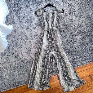 Snakeskin jumpsuit